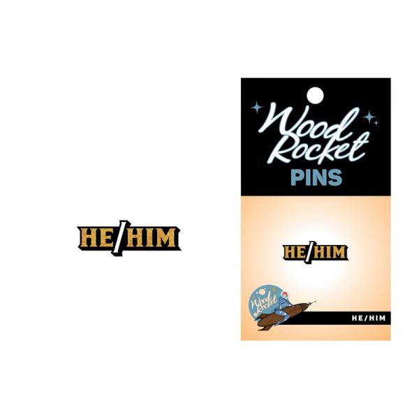 Pronoun He/him Pin