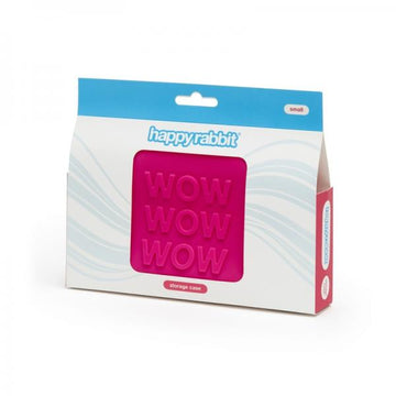 Happy Rabbit Wow Zip Silicone Small Bag