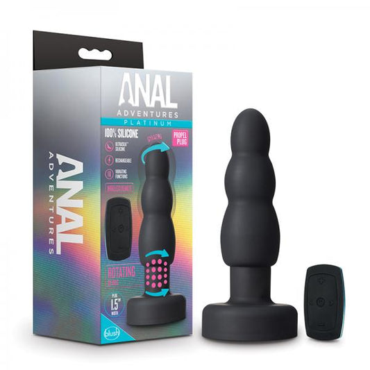 Anal Adventures Platinum - Propel Plug - Black