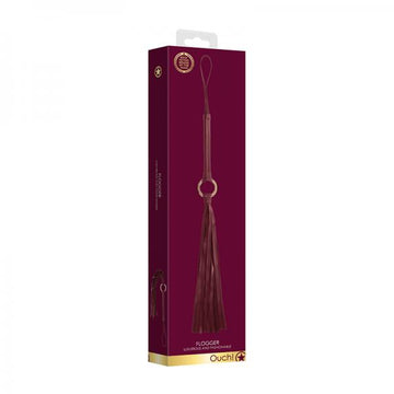 Ouch Halo Flogger Burgundy