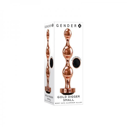 Gender X Gold Digger Small Plug Rose Gold/black