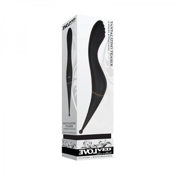 Evolved Tantalizing Teaser Rechargeable Silicone Black