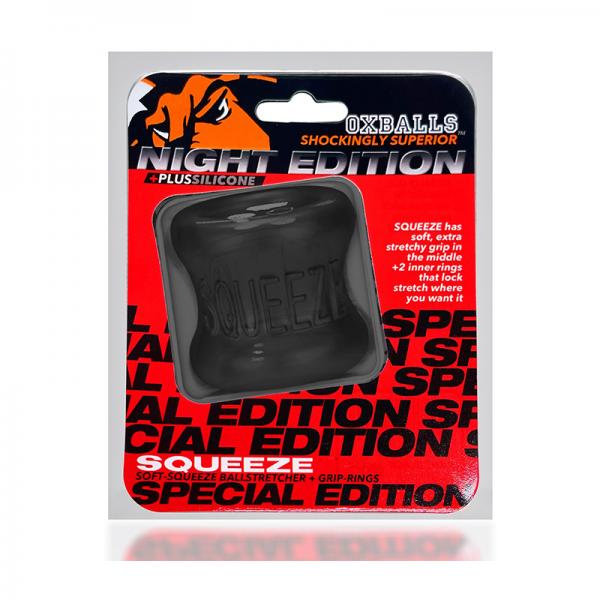 Oxballs Squeeze Ballstretcher Plus+silicone Special Edition Night