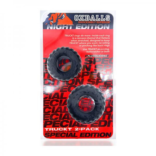 Oxballs Truckt 2-piece Cockring Plus+silicone Special Edition Night