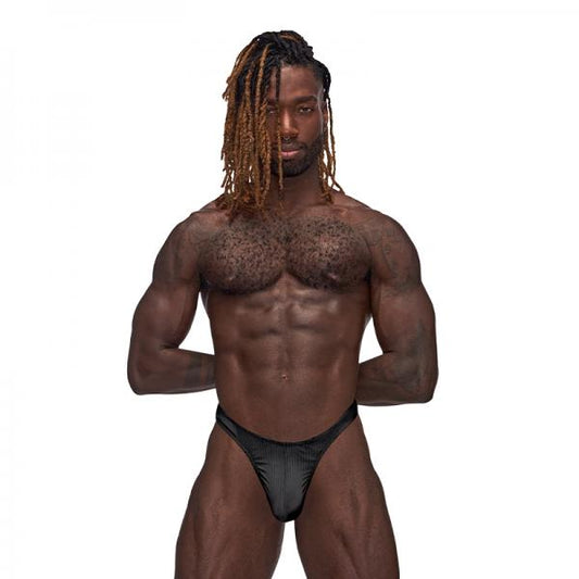 Mp Barely There Bong Thong Black L/xl