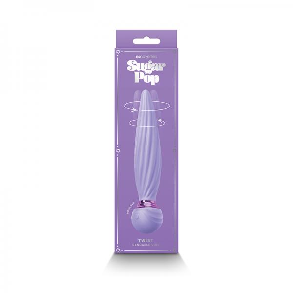 Sugar Pop Twist Gyrating Vibrator Purple
