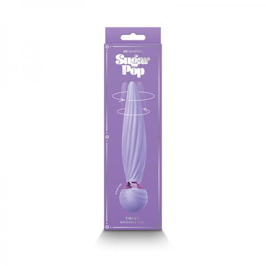 Sugar Pop Twist Gyrating Vibrator Purple
