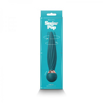 Sugar Pop Twist Gyrating Vibrator Teal