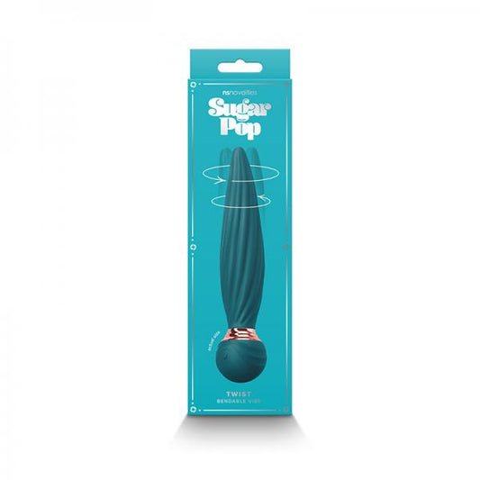 Sugar Pop Twist Gyrating Vibrator Teal