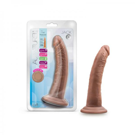 Au Naturel Jack Dildo 7 In. Mocha