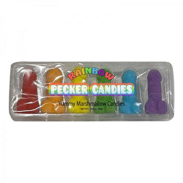 Rainbow Penis Marshmallow Candies