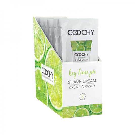 Coochy Shave Cream Key Lime Pie 0.5 Fl. Oz./15 Ml Foil 24-piece Display