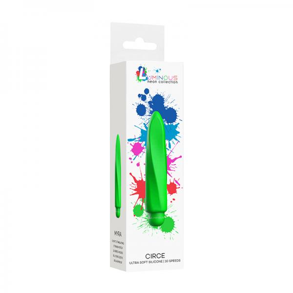 Luminous Myra Abs Bullet With Silicone Sleeve 10 Speeds Green