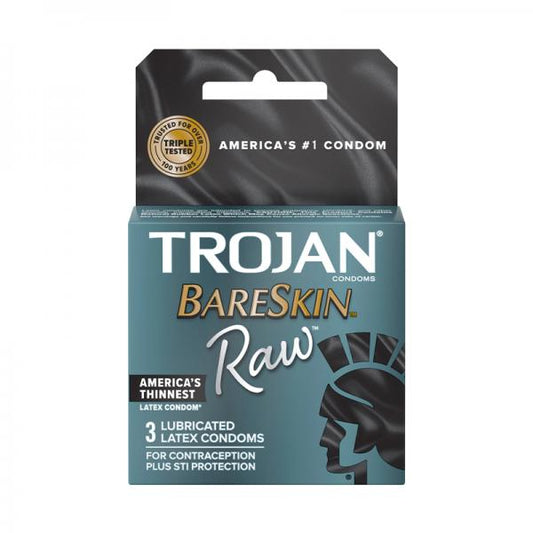 Trojan Bareskin Raw 3-pack