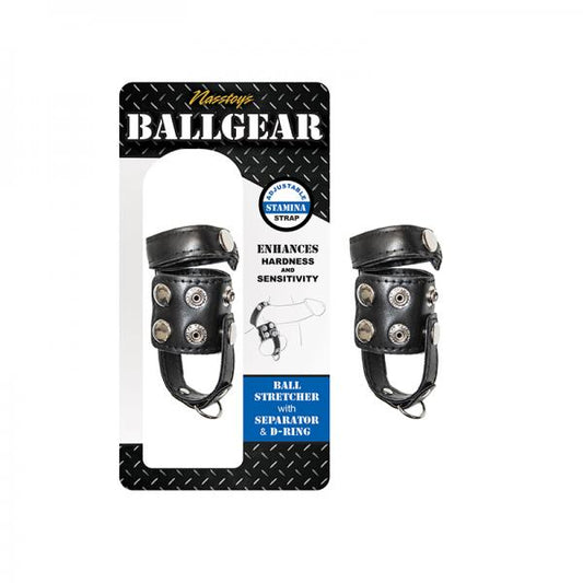 Ballgear Ball Stretcher With Separator & D-ring - Black
