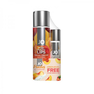 Jo H20 Peaches Lips 4 Oz. & Vanilla Cream 1 Oz.