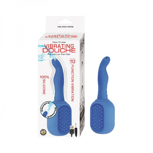 Nasstoys Vibrating Douche Silicone Blue