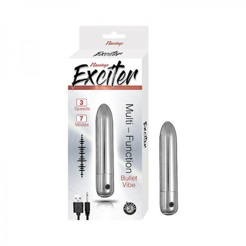 Nasstoys Exciter Multi-function Bullet Vibe Silver