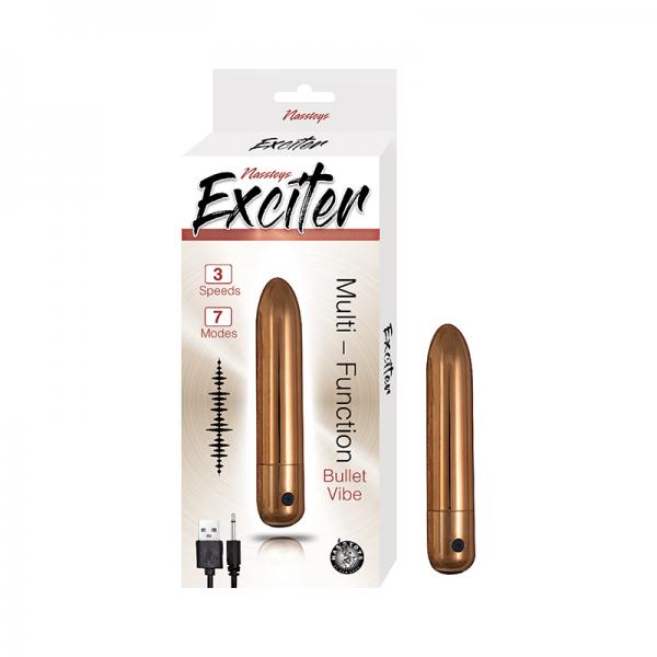 Nasstoys Exciter Multi-function Bullet Vibe Copper