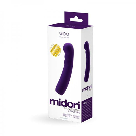 Vedo Midori Rechargeable G-spot Vibe Deep Purple