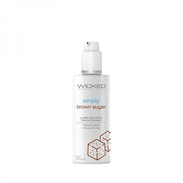 Wicked Simply Flavored Lubes Brown Sugar 2.3 Oz.