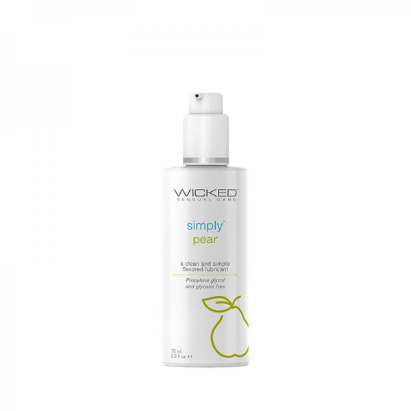 Wicked Simply Flavored Lube Pear 2.3 Oz.