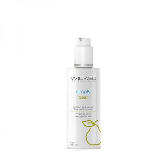Wicked Simply Flavored Lube Pear 2.3 Oz.