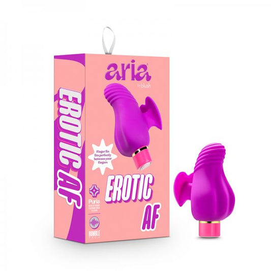 Aria Erotic Af Mini Vibrator Plum
