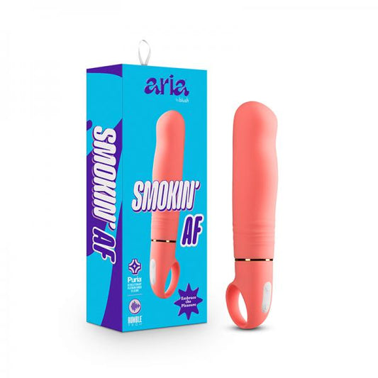 Aria Smokin Af Vibrator Coral
