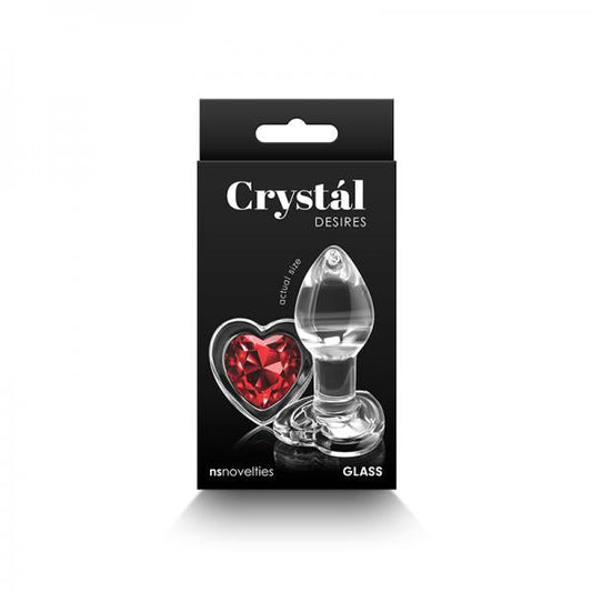 Crystal Desires Red Heart Small