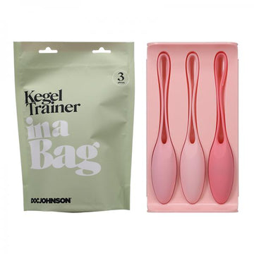 In A Bag Kegel Trainer 3-piece Set Pink