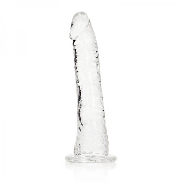 Realrock Crystal Clear Slim 6 In. Dildo Clear