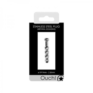 Ouch! Urethral Sounding - Metal Plug - 9 Mm
