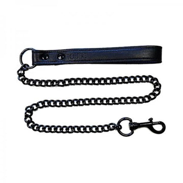 Rouge Leather Lead Black With Black Accessories