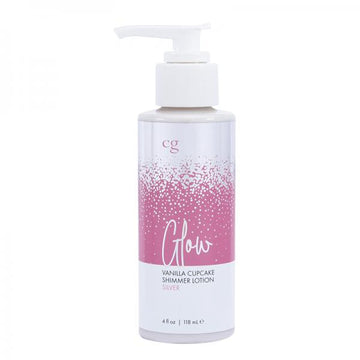 Cg Glow Vanilla Cupcake Shimmer Lotion Silver 4 Oz.