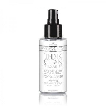 Sensuva Think Clean Thoughts Anti-bacterial Toy Cleaner 2 Oz. Bottle