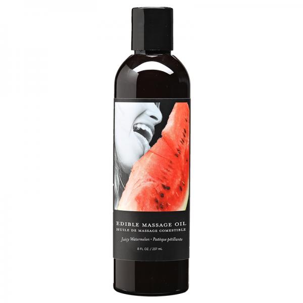 Earthly Body Edible Massage Lotion Watermelon 8 Oz.