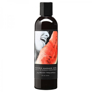 Earthly Body Edible Massage Lotion Watermelon 8 Oz.