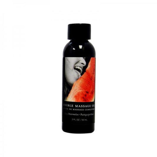 Earthly Body Edible Massage Lotion Watermelon 2 Oz.