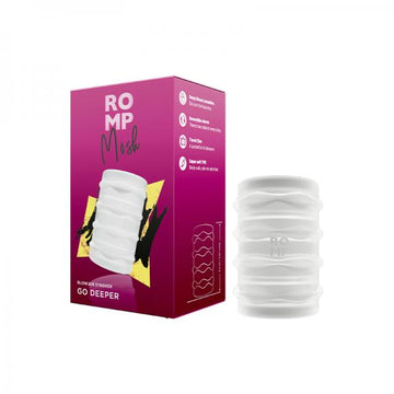 Romp Mosh Compact Reversible Manual Stroker Clear