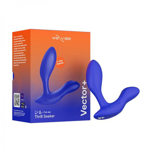 We-vibe Vector+ Prostate Massager Royal Blue