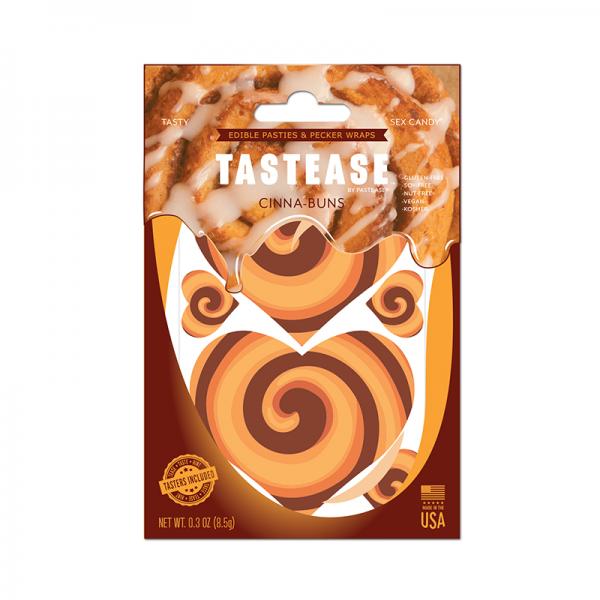 Tastease By Pastease Cinna-buns Cinnamon Roll Candy Edible Pasties & Pecker Wraps