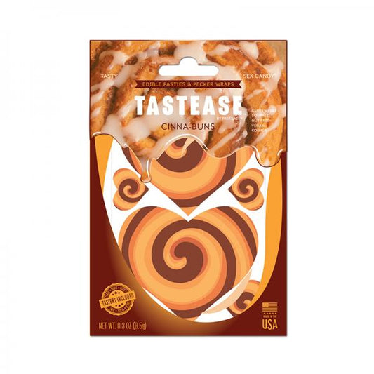 Tastease By Pastease Cinna-buns Cinnamon Roll Candy Edible Pasties & Pecker Wraps