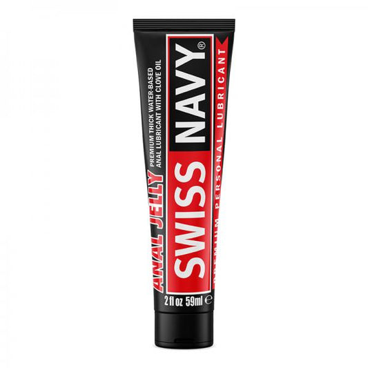 Swiss Navy Anal Jelly Premium Water Based Lubricant With Clove Oil 2 Oz.