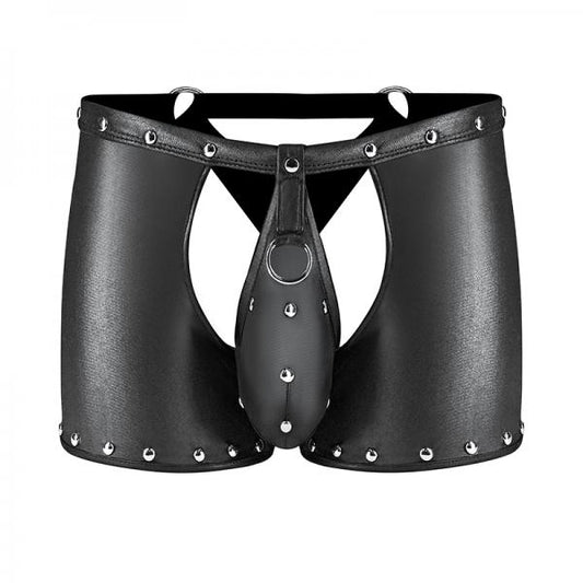 Male Power Fetish Poseidon Chap-style Short Black S/m