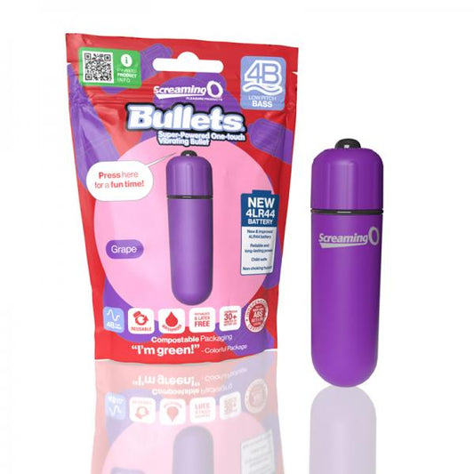 Screaming O 4b Bullet Vibrator Grape