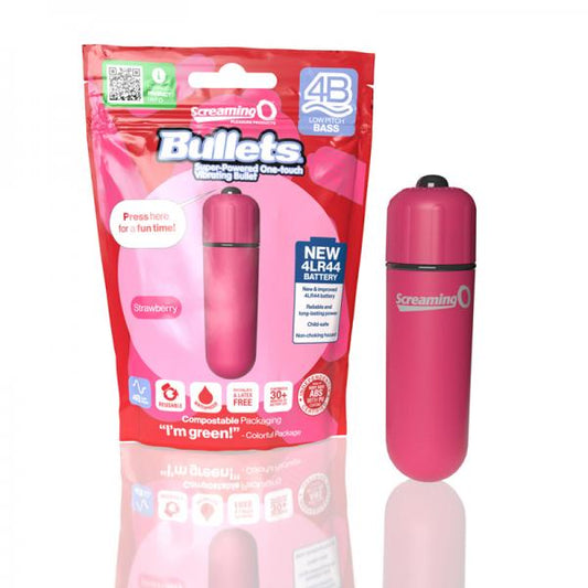 Screaming O 4b Bullet Vibrator Strawberry