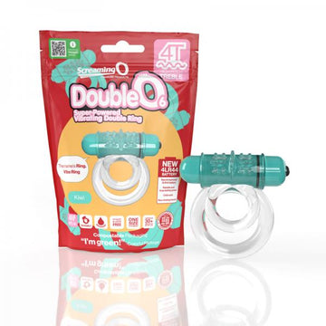 Screaming O 4t Doubleo 6 Vibrating Double Cockring Kiwi