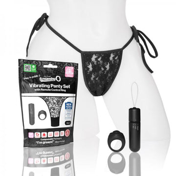 Screaming O My Secret Screaming O 4t Panty Vibe Black