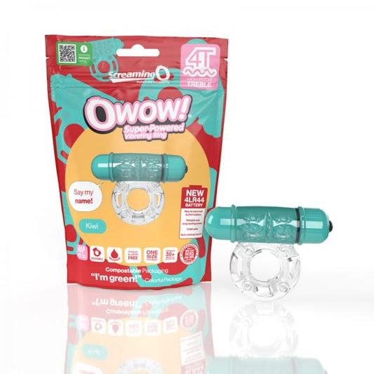 Screaming O 4t Owow Vibrating Cockring Kiwi